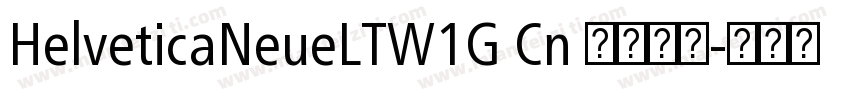 HelveticaNeueLTW1G Cn 字体下载字体转换